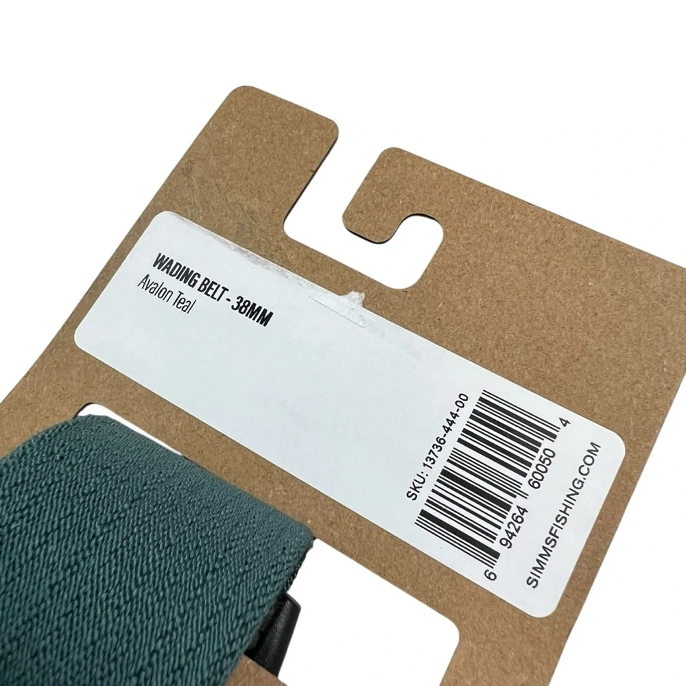 Simms 38mm Fishing Wading Teal Belt - Picture 4 of 11
